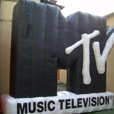 Inflatable logo MTV