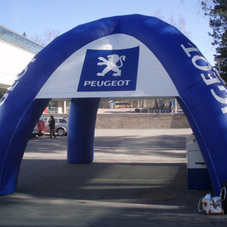 Inflatable tent Peugeot