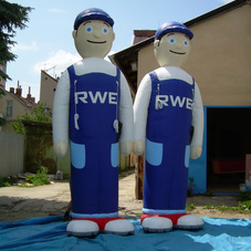 Inflatable mascots RWE