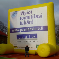 Inflatable billboard Visio