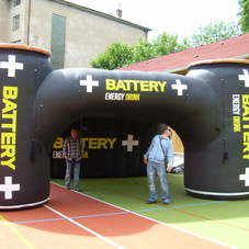 Inflatable tent Battery