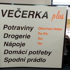 foil graphics Večerka