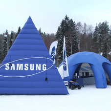 Ilmatäytteiset pyramidi Samsung