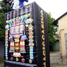 Aufblasbare Spielautomat