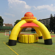 Inflatable tent with bar Ilta-Sanomat