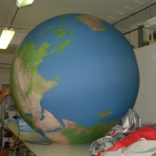 Inflatable sphere Earth