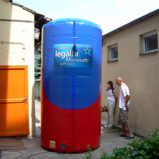 Inflatable cylinder CZC