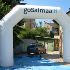 Inflatable arch goSaimma