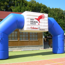 Inflatable arch St. Anton