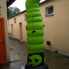 Inflatable dildo