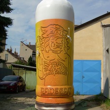 Inflatable glass Radegast