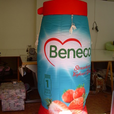 Ilmatäytteiset pullo Benecol