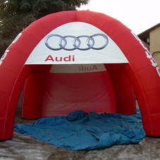 Inflatable tent Audi