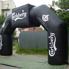 Aufblasbare Bögen Carlsberg