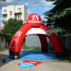 Inflatable tent Ilta Sanomat