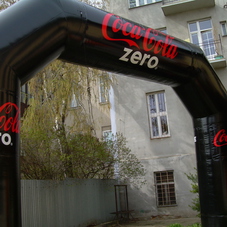 Aufblasbare bogen Coca Cola