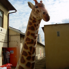 aufblasbare Giraffe