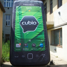 Inflatable cell phone BlackBerry