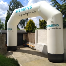 Siemens inflatable arch