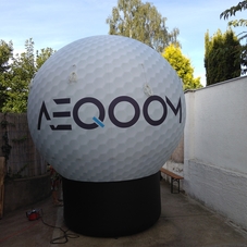 Inflatable golf ball AEQOOM