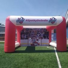 Inflatable hockey goal Dynamo Pardubice