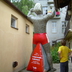 Inflatable mascot Stoneman
