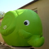 Inflatable elephant