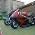 Inflatable motorcycles Suzuki