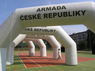 Inflatable arches Army of Czech republic