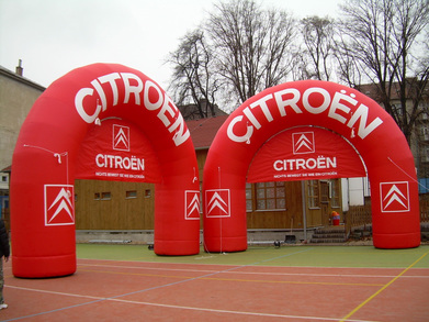 Inflatable arch Citroën