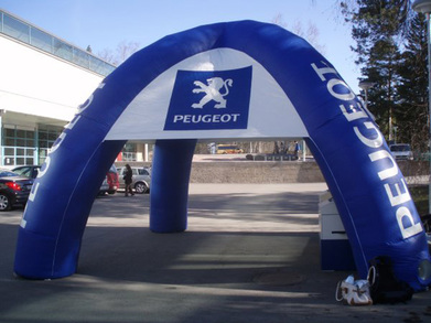 Aufblasbares Zelt Peugeot