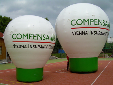 Aufblasbaren Ballon Compensa