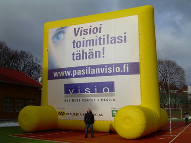 Inflatable billboard Visio