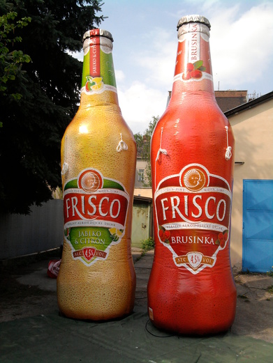 Ilmatäytteiset pullo Frisco