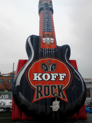 Inflatable guitar KOFF