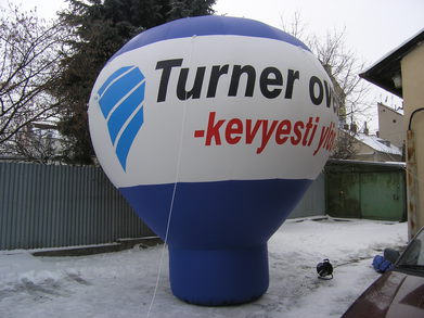 Ilmatäytteiset ilmapallo Turner