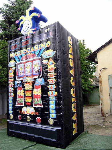 Aufblasbare Spielautomat
