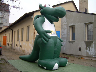 Inflatable dragon Bansko