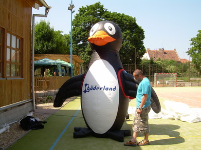 Inflatable penguin