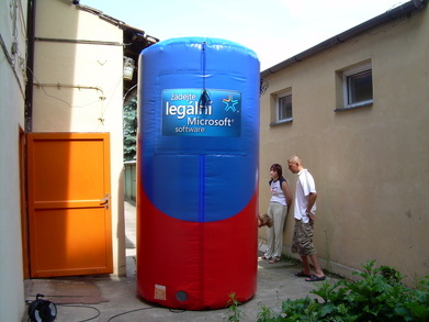 Inflatable cylinder CZC