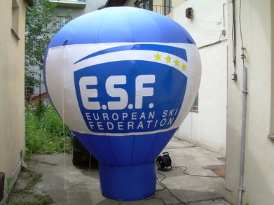 Ilmatäytteiset ilmapallo ESF