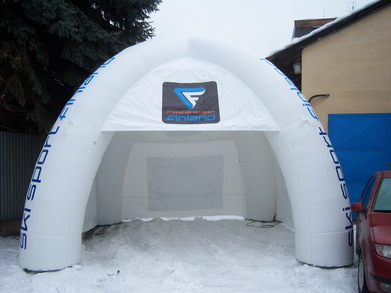 Aufblasbares Zelt Ski sport Finland