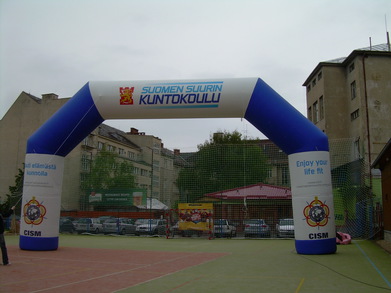 Inflatable arch Suomen