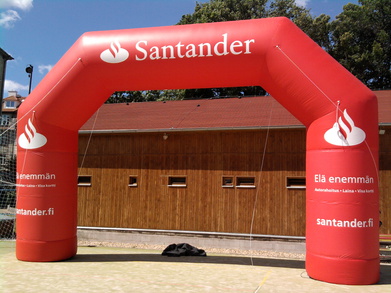 Inflatable arch Santander