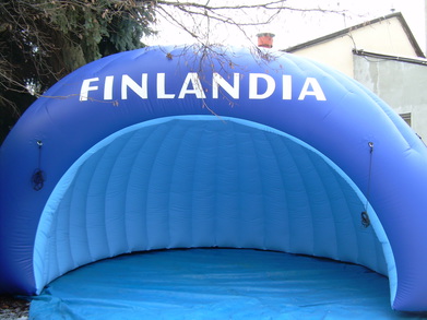 Ilmatäytteiset teltta Finlandia