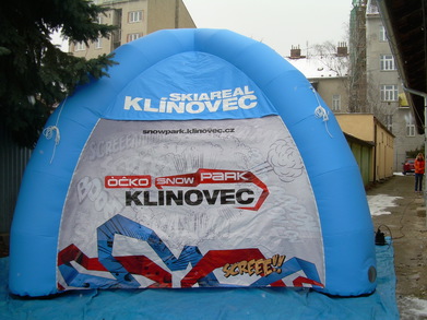 Inflatable tent Klinovec