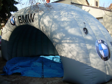 Inflatable tent BMW