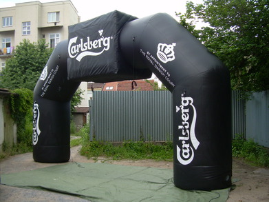 Aufblasbare Bögen Carlsberg