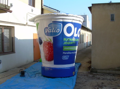 aufblasbare Joghurt Valio