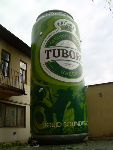 aufblasbare Zinn Tuborg